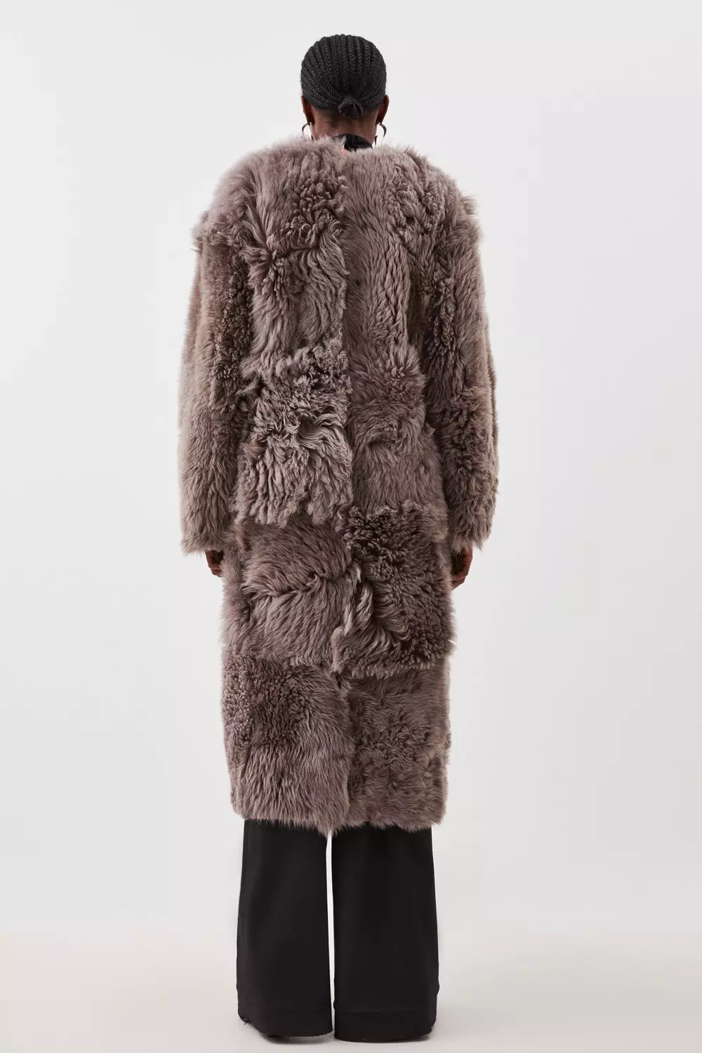 Karen millen faux 2024 fur coat tk maxx